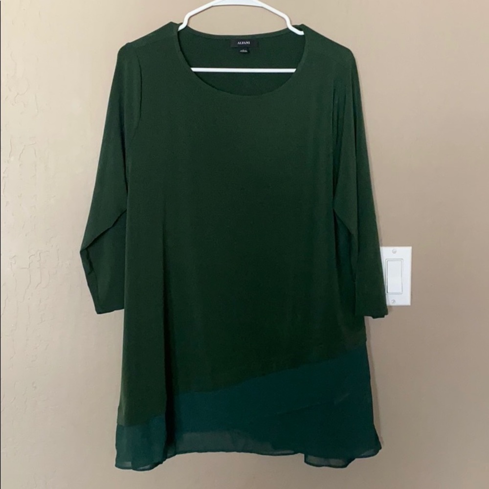 Green blouse
